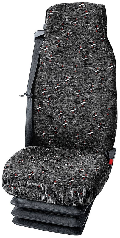 B-Ware Hp Lkw Schonbezug Sitzbezug Star Anthrazit Universal Baumwolle Kfz Fahrersitz