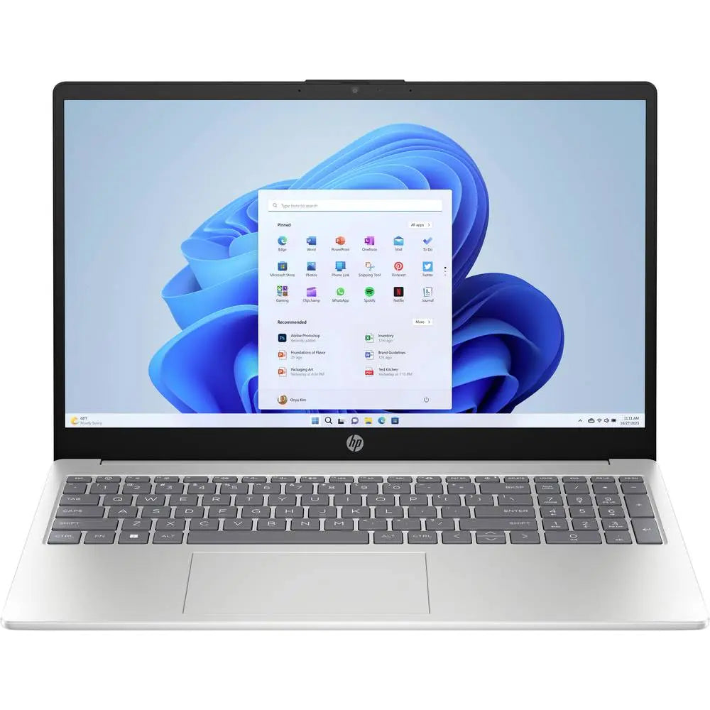 B-Ware Hp Notebook Laptop 15.6 Zoll Intel Celeron N100 512 Gb W11 Home 15 Fd0517ng Silber