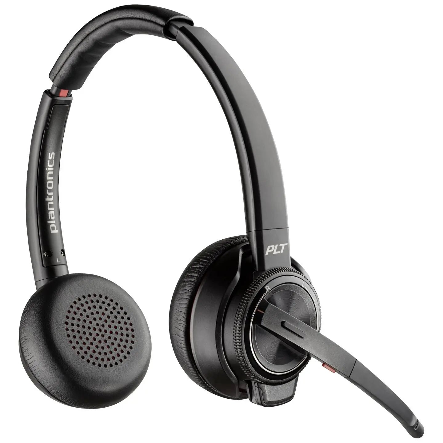 B-Ware Hp Poly Headset Kopfhörer On Ear Savi 8220 Uc Dect Schwarz Noise Cancelling