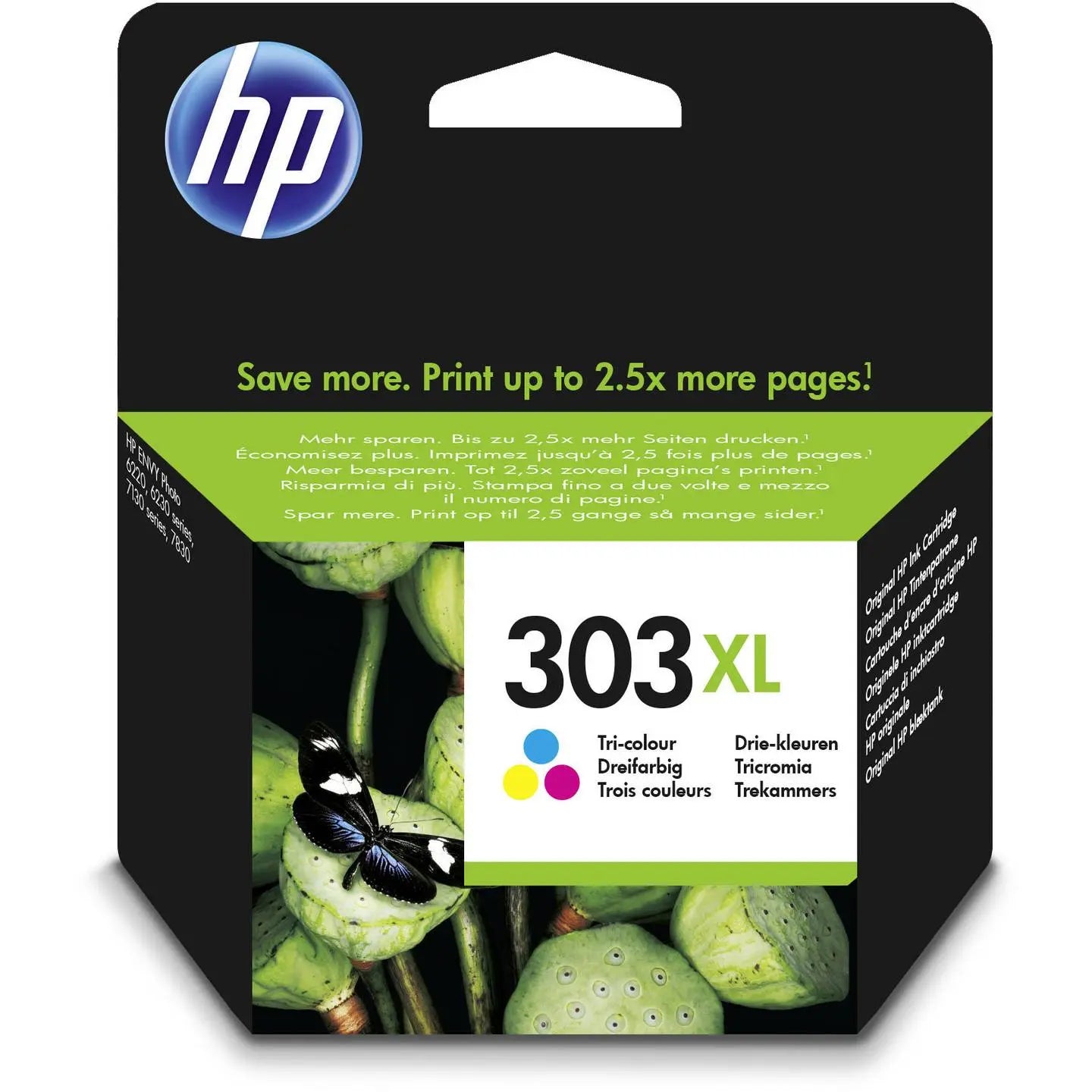 B-Ware Hp Druckerpatrone Tintenpatrone Tinte Original Cyan Farbe 303 Xl Envy Photo 6220