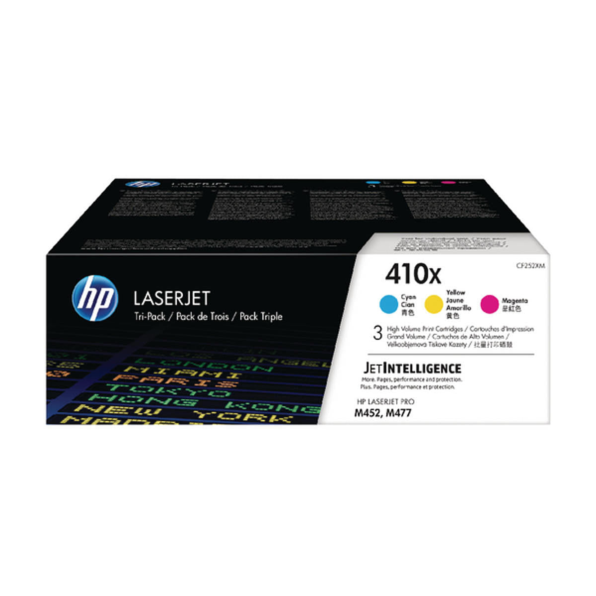 B-Ware Hp Cf252 Xm Nr 410 X Original Toner 3 Farben Sparpack Xl Cyan Magenta Gelb