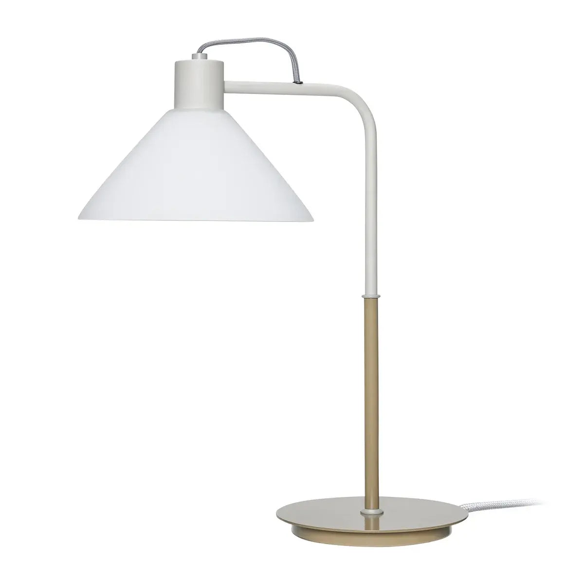 B-Ware Hübsch Interior Tischleuchte Lampe Spot Beleuchtung Glas H 44 Cm Khaki Sand