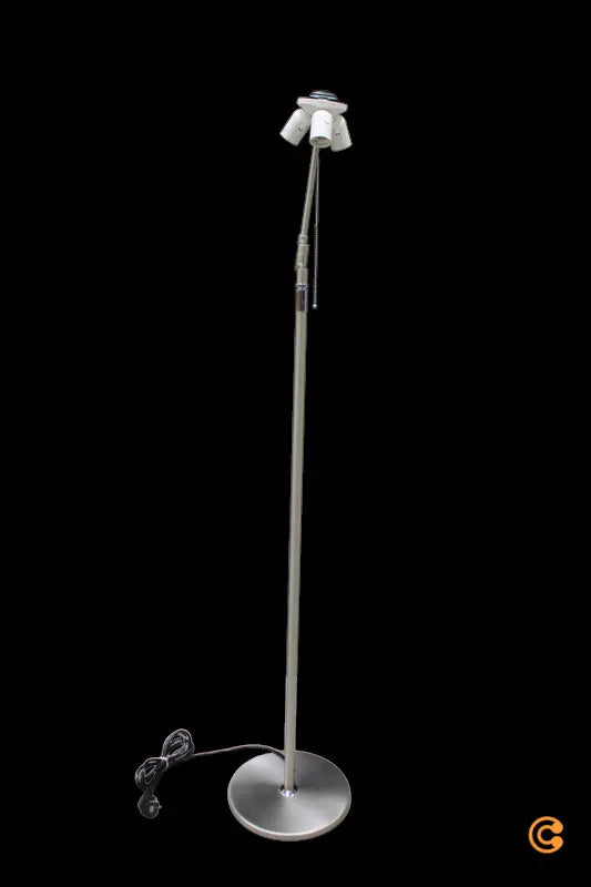 C-Ware Hufnagel Loop Stehleuchte Stehlampe Lampe Leuchte Weiß Silber Siehe Text/Foto