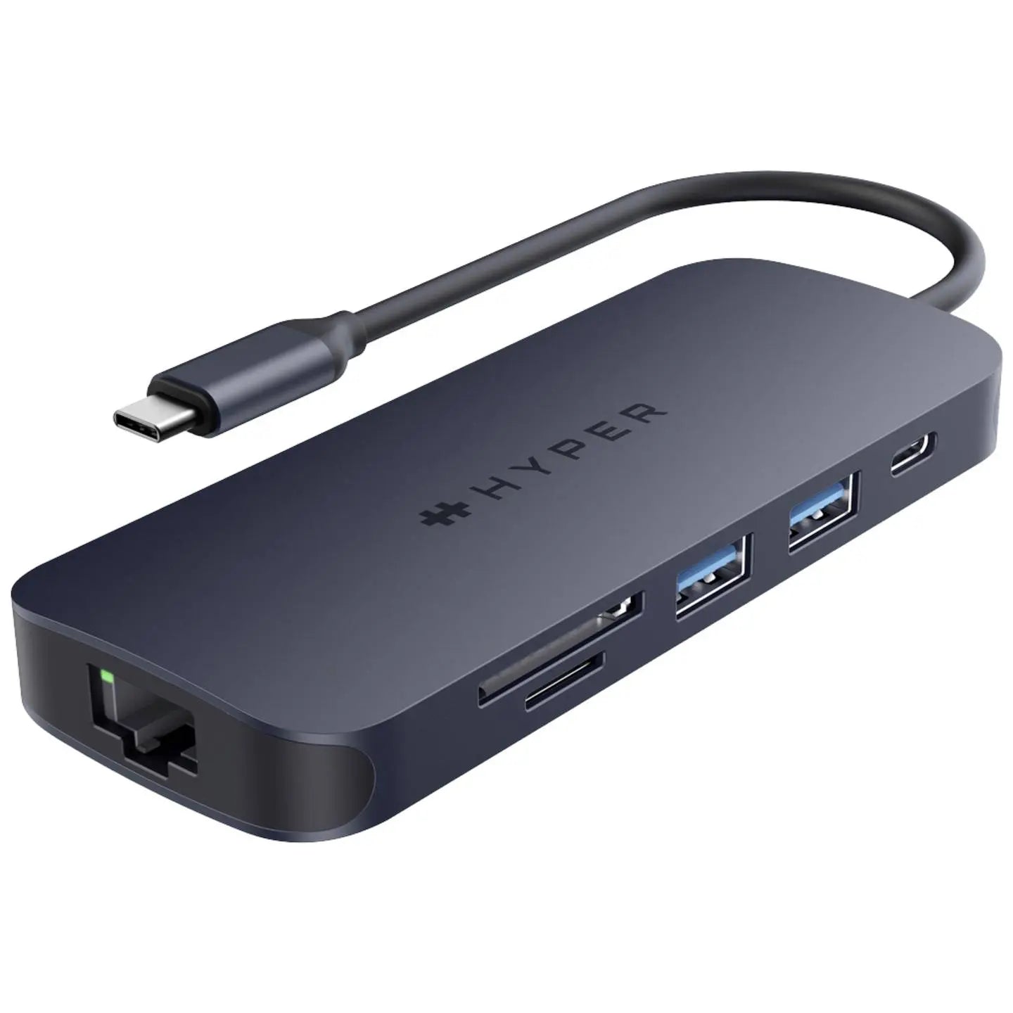 B-Ware Hyper Dockingstation Hub Usb C Universal Mitternachtsblau Notebook Hdmi Sd Rj45
