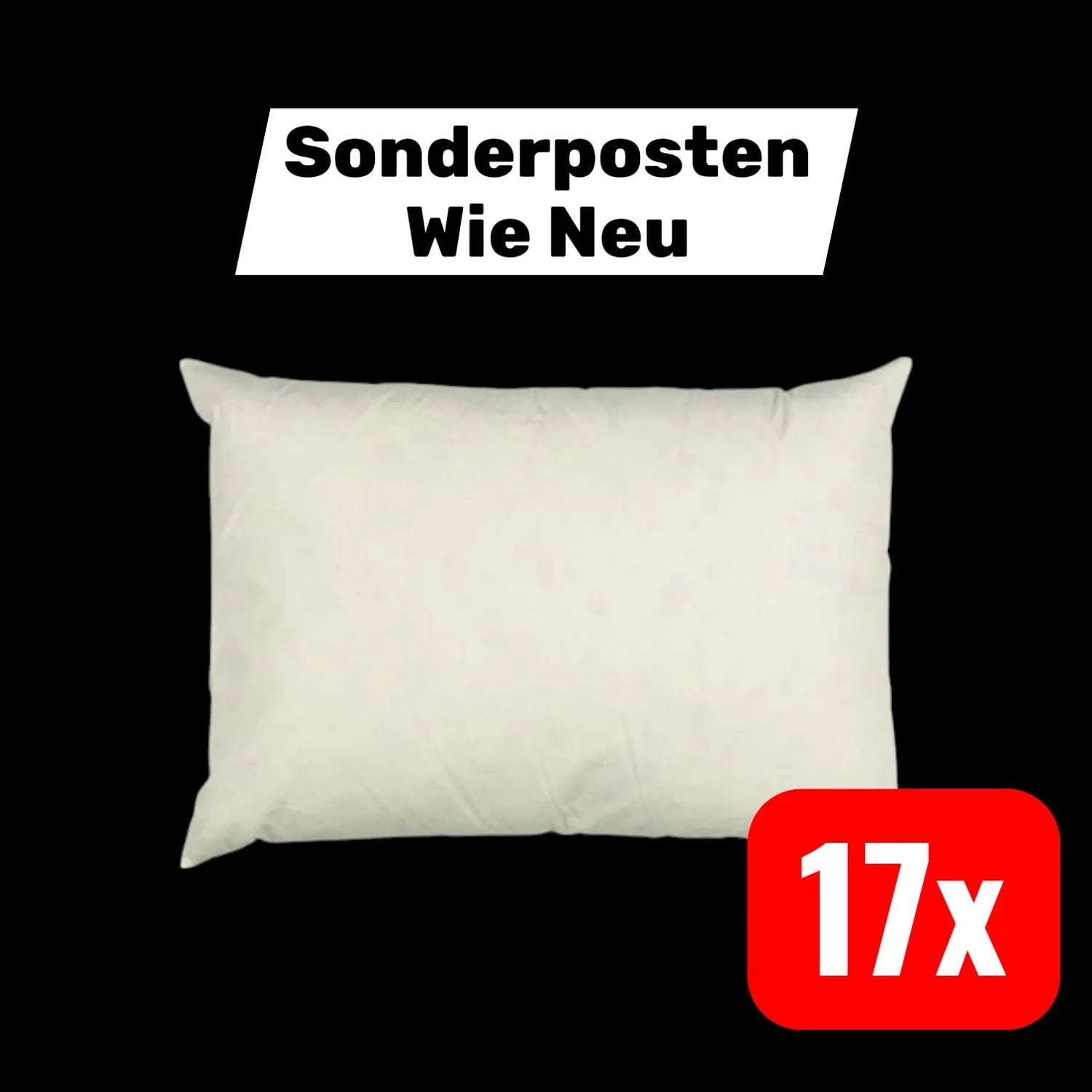 B-Ware Ib Laursen Kissen Inlett Kissenfüllung Füllkissen 60x40cm 800gr 17 Stück