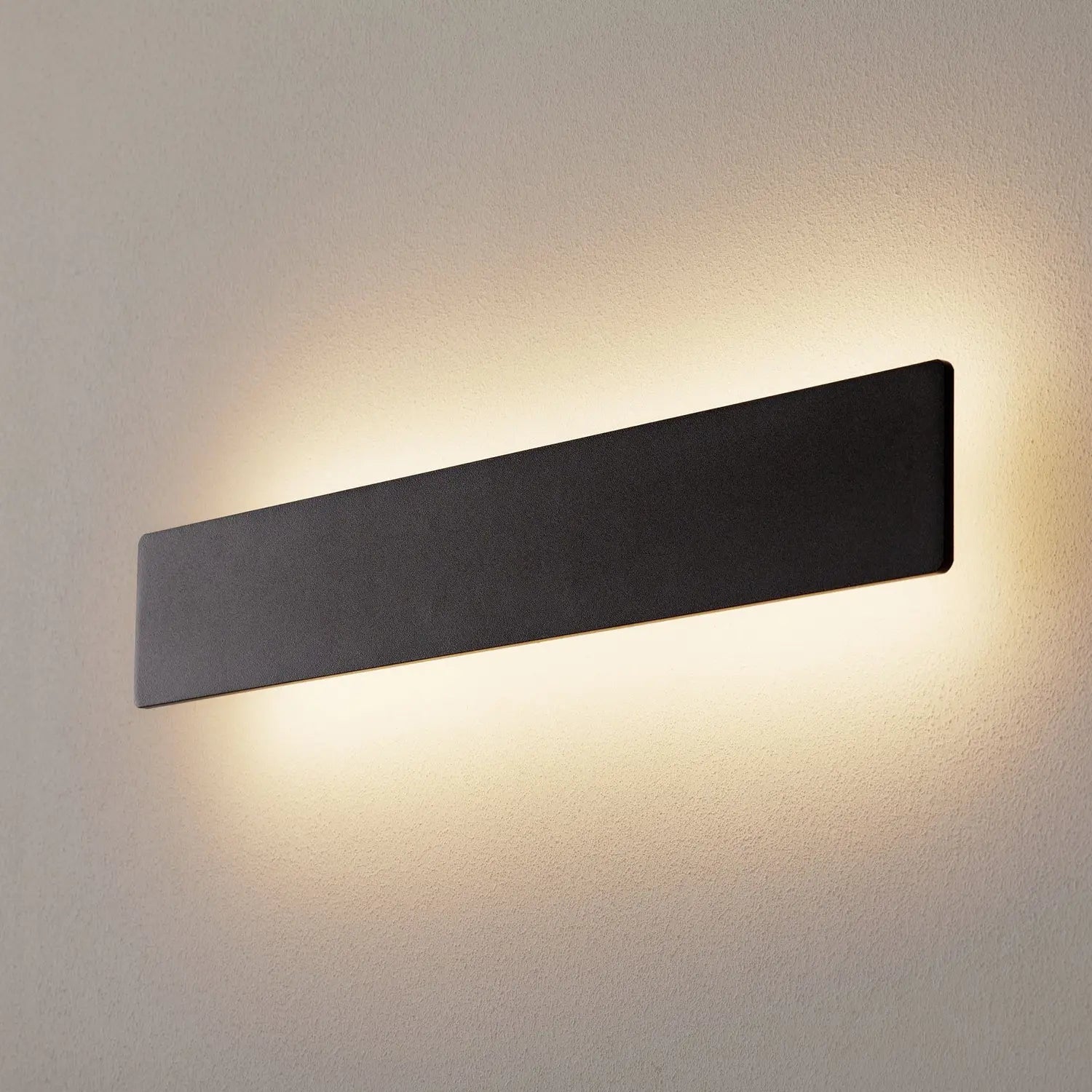 B-Ware Ideallux Wandleuchte Wandlampe Led Zig Zag Schwarz Aluminium 53 Cm
