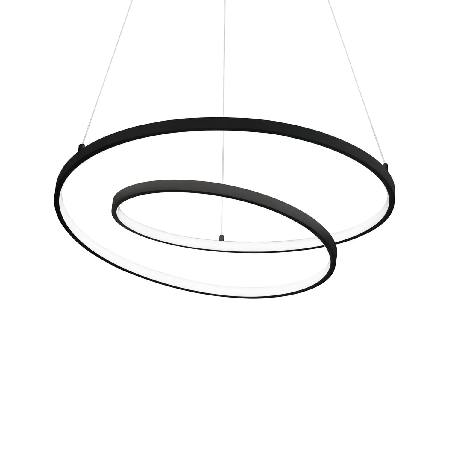 B-Ware Ideallux Pendelleuchte Hängelampe Oz Led Schwarz Beleuchtung Lampe Raumlicht