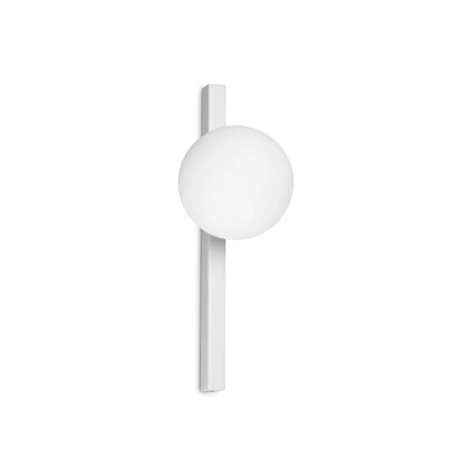 B-Ware Ideallux Wandleuchte Wandlampe Binomio Glas Metall Weiß G9 Led Warmweiß 1 Flg