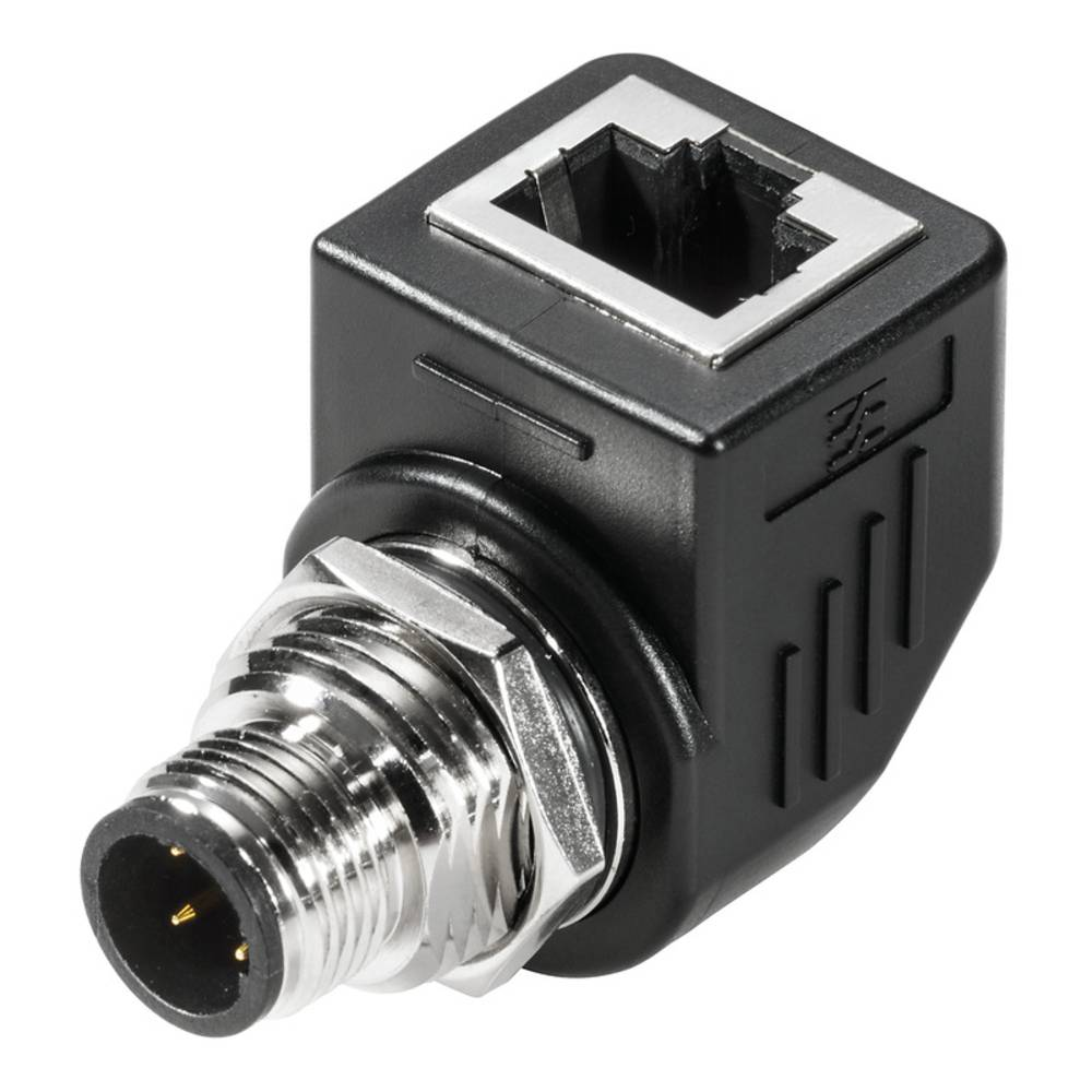 B-Ware Weidmüller Ie Ad M12 Drj45 Mf 90 1514940000 Adapter Gewinkelt Steckverbinder