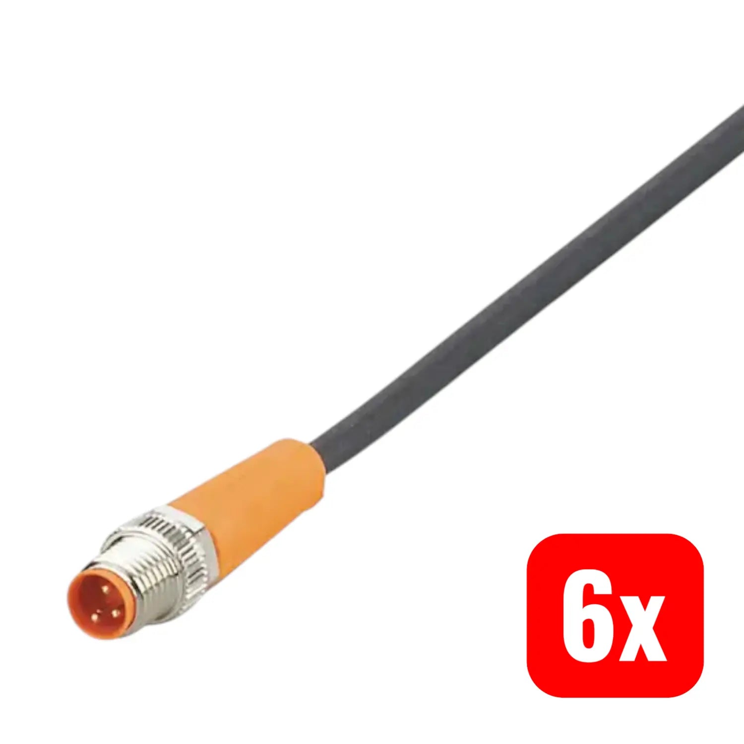 B-Ware Ifm Verbindungsleitung Anschlusskabel Stecker Offen Evc344 Pur Gerade 2m 6 Stück