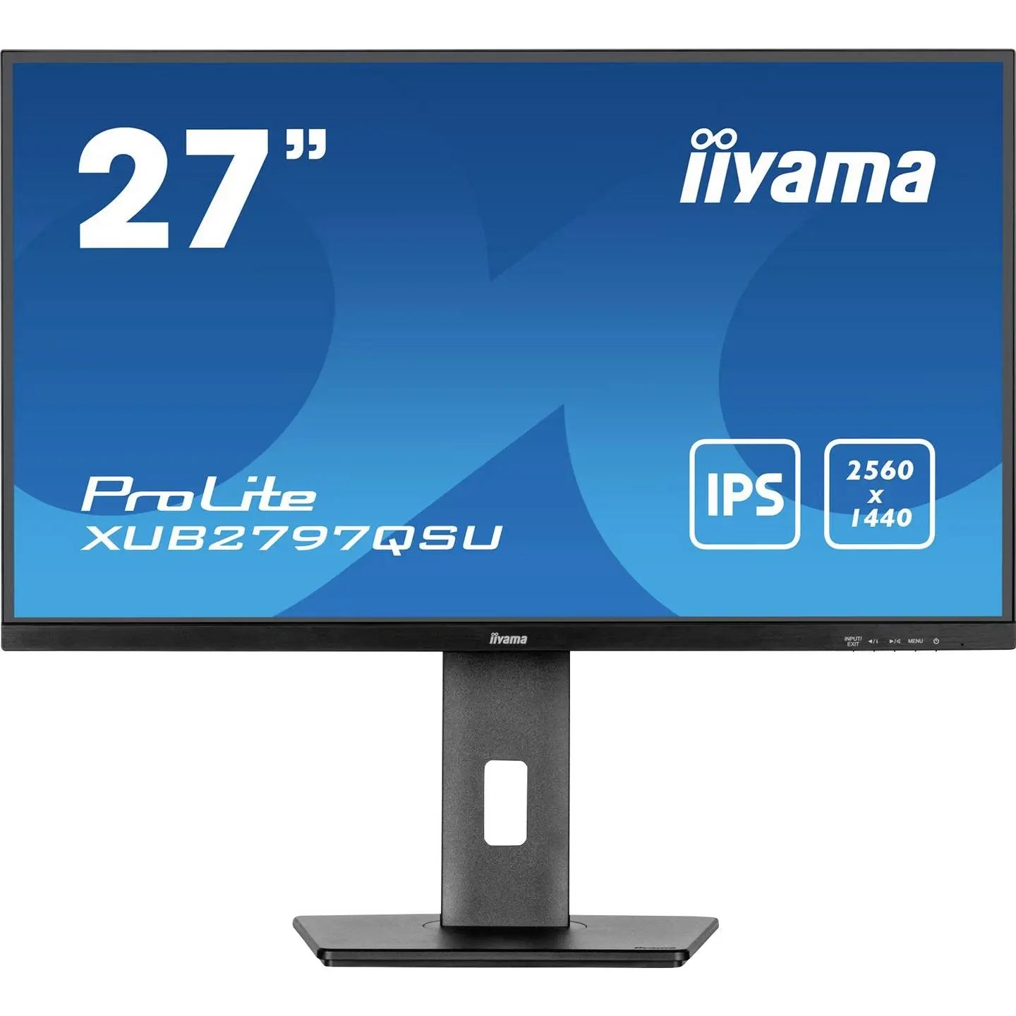 B-Ware Iiyama Monitor Bildschirm Pro Lite 27 Zoll Ips Led Qhd Schwarz Höhenverstellbar