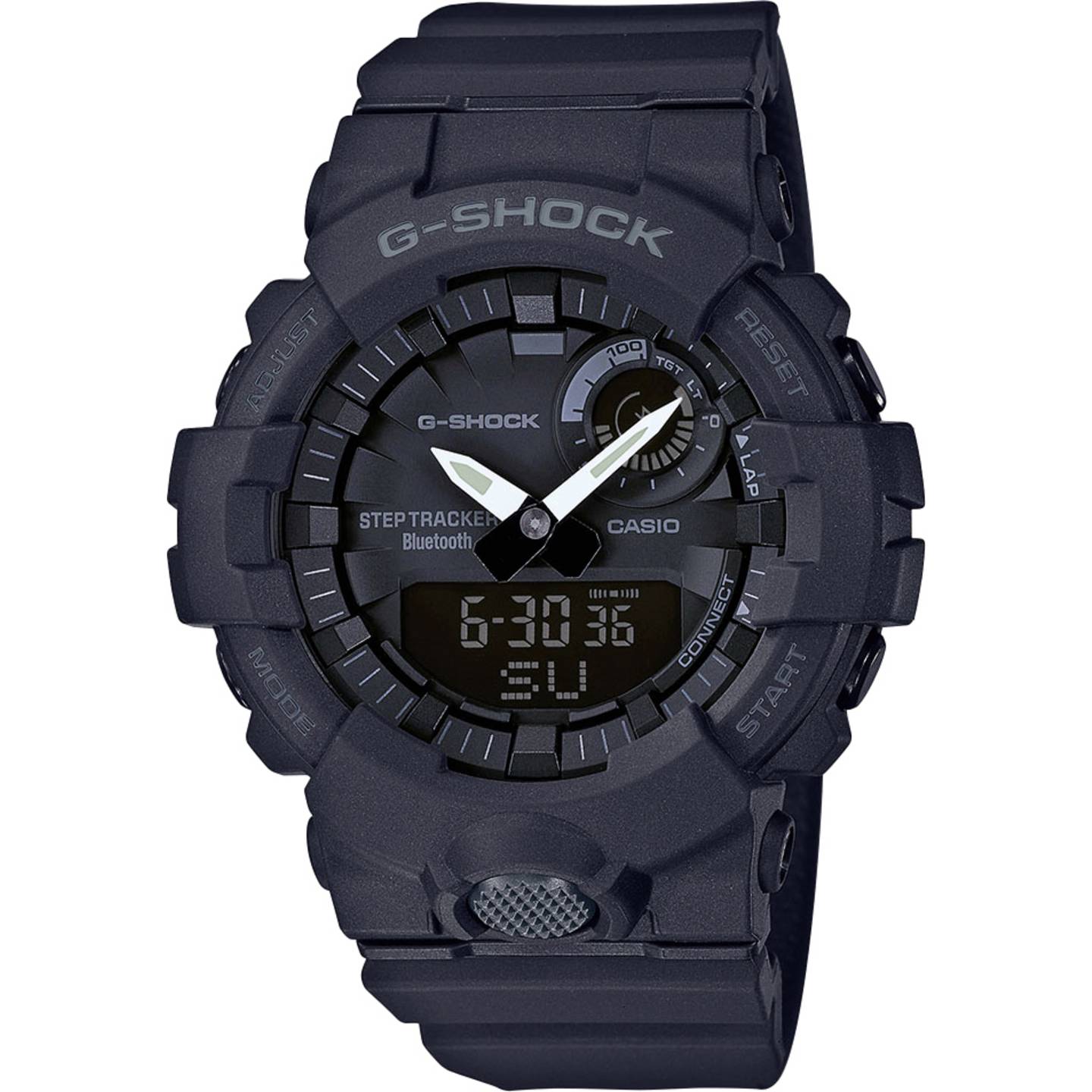 B-Ware Casio Quarz Armbanduhr G-SQUAD 54.1 x 48.6 x 15.5 mm Schwarz Resin Uhr Arm