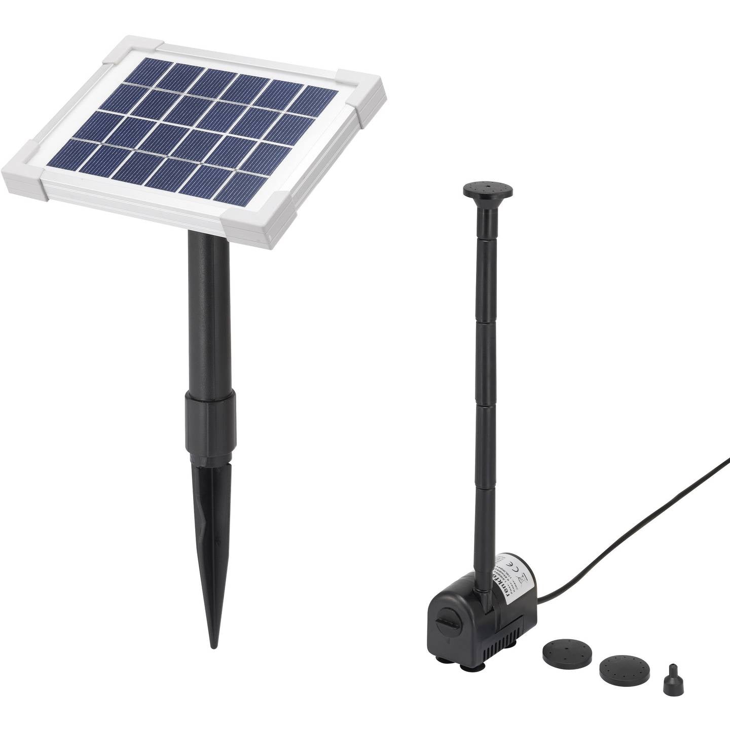 B-Ware Renkforce Solar-Pumpenset Gartenpumpe Wassersäule 170l/h 0,65m Förderhöhe 6V