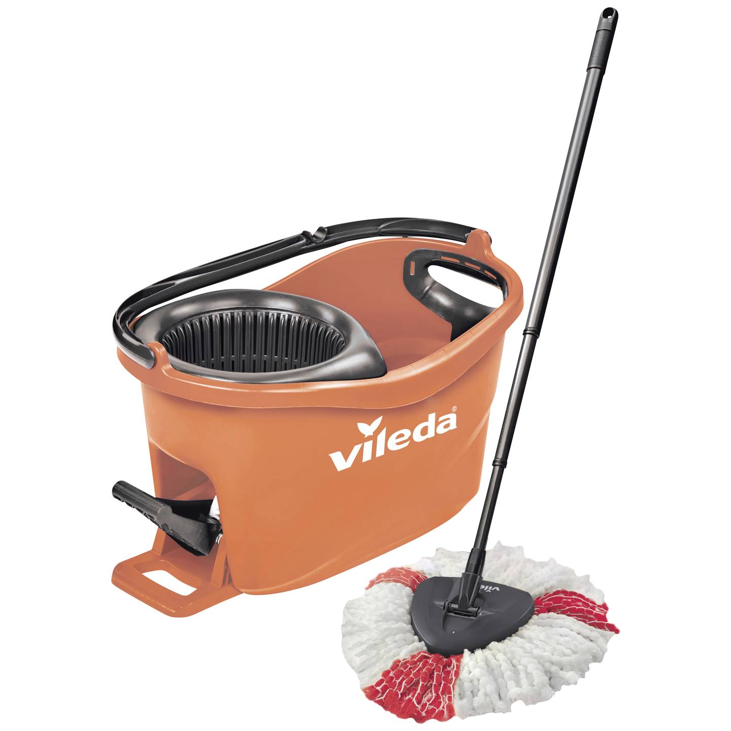B-Ware Vileda Turbo EasyWring & Clean Box Living Coral Bodenwischer Wischmopp Eimer