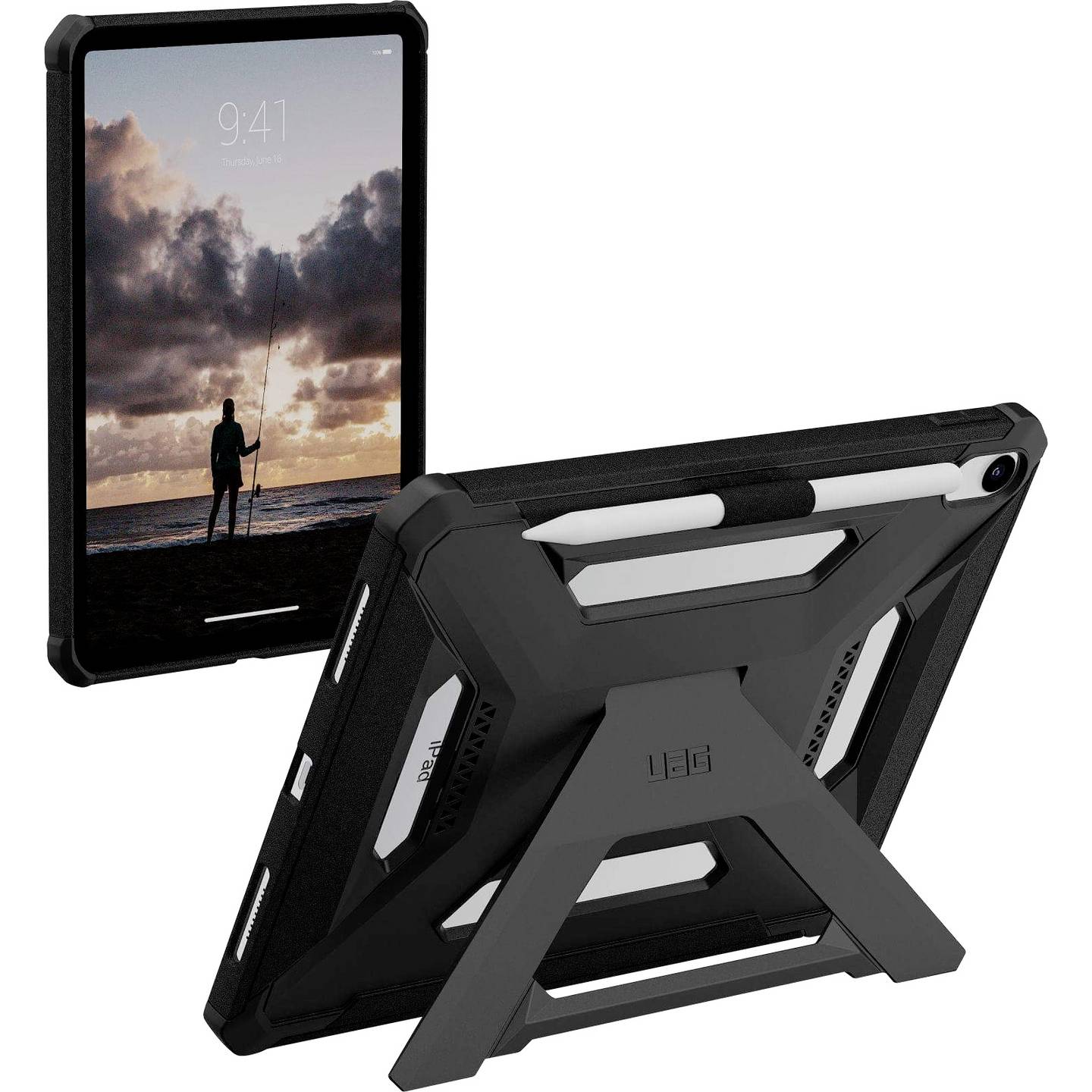 B-Ware UAG Tablet Hülle Cover Apple iPad 11in 11th Gen iPad 10.9 2022 Schwarz TPU
