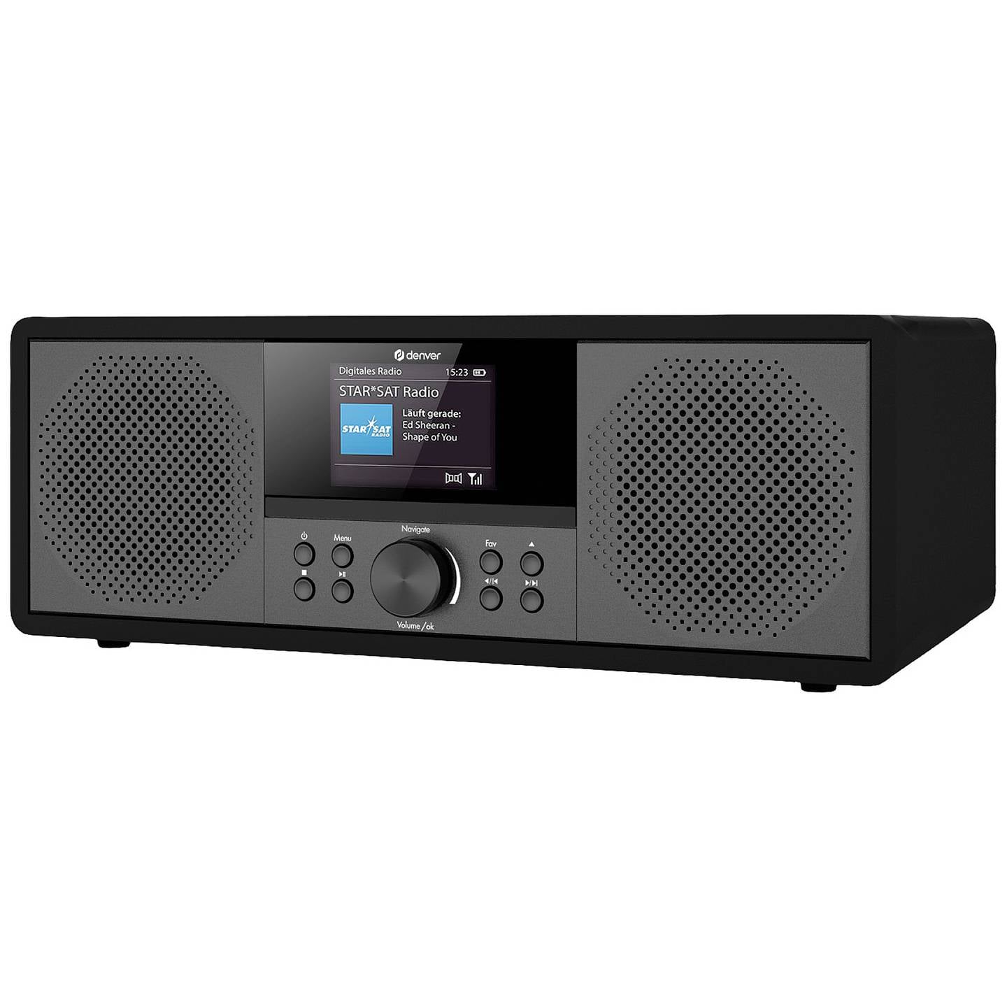 B-Ware Denver MIR-270B Internet CD-Radio Internet DAB+ UKW AUX Bluetooth CD USB WLAN