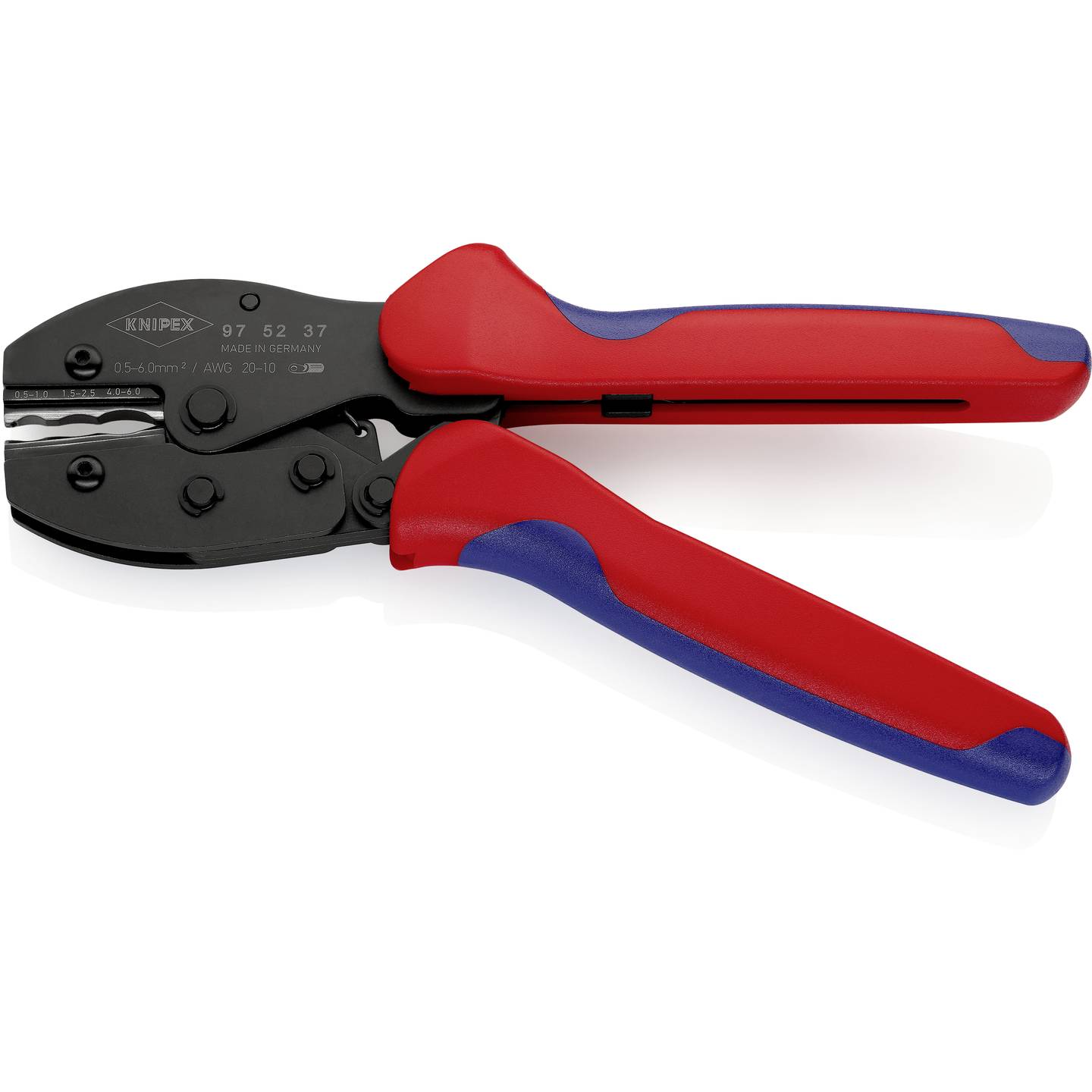 B-Ware Knipex Crimpzange Presszange Preciforce Schrumpfschlauchverbinder 0.5 bis 6 mm²