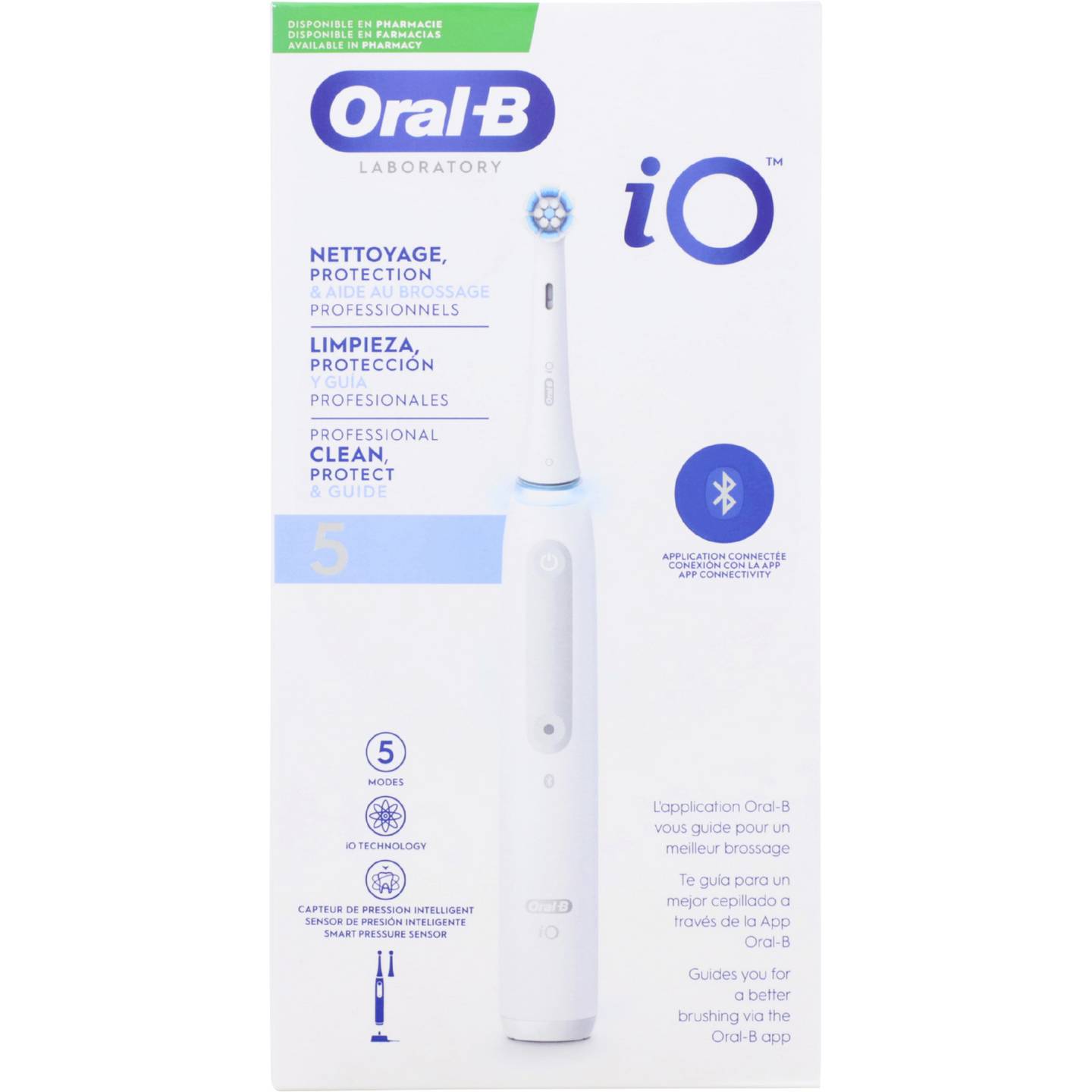 B-Ware Oral-B iO elektrische Zahnbürste Smart Drucksensor 5 Reinigungsmodi Akku schwarz