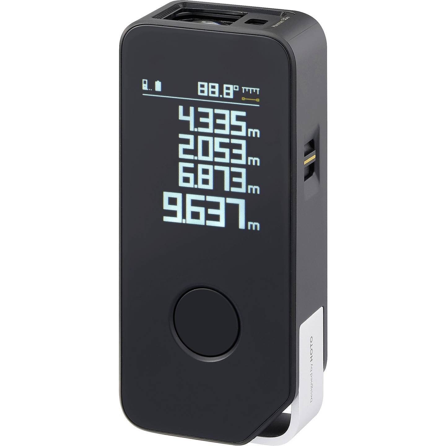 B-Ware HOTO PRO Laser-Entfernungsmesser Distanzmesser Bluetooth 50 m Entfernung Gerät
