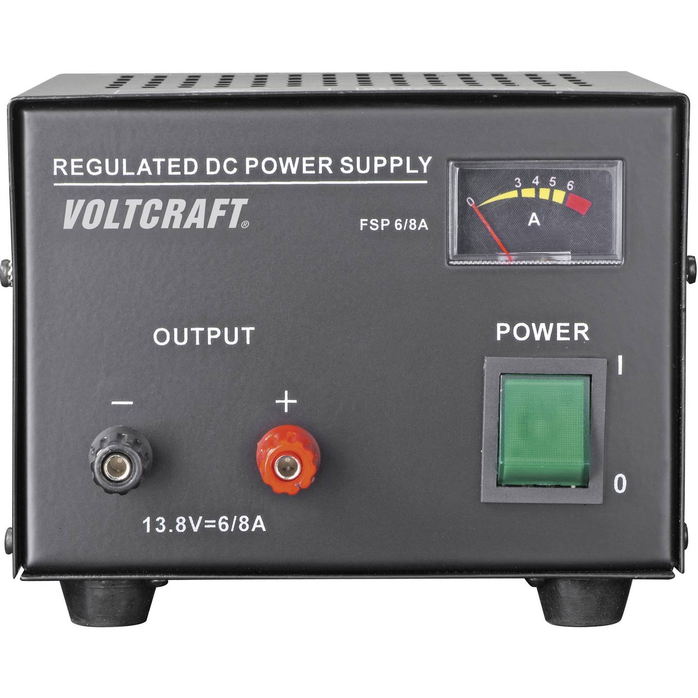 VOLTCRAFT FSP-1136 Labornetzgerät Festspannung 13.8 V/DC 6 A 85 W Anzahl Labor