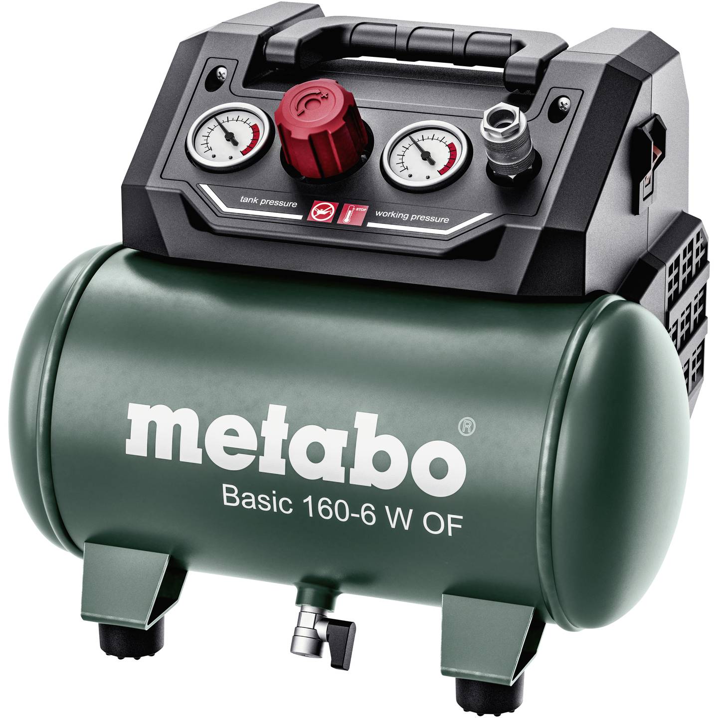 B-Ware Metabo Druckluft-Kompressor BASIC 160-6 W OF 6l 8bar leistungsstark robust 900W