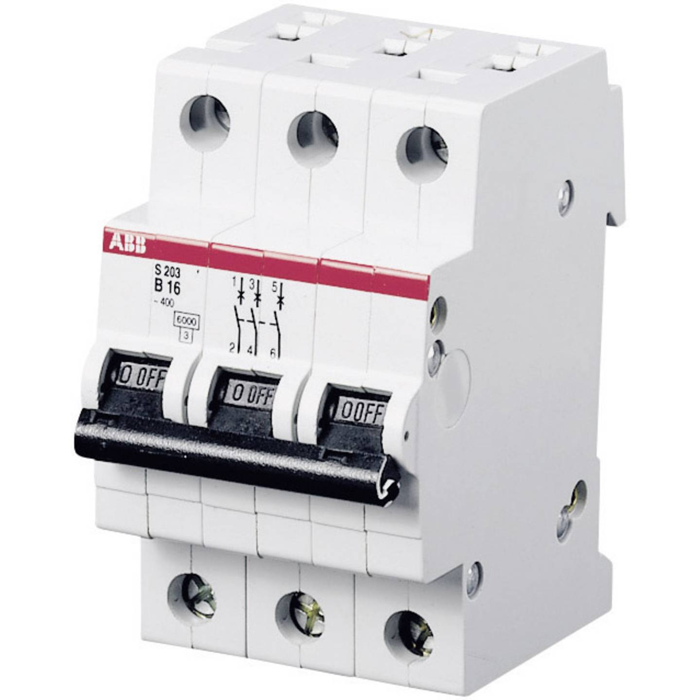 B-Ware ABB Leitungsschutzschalter Sicherungsautomat S203-B32 Kabelschutz Kurzschluss