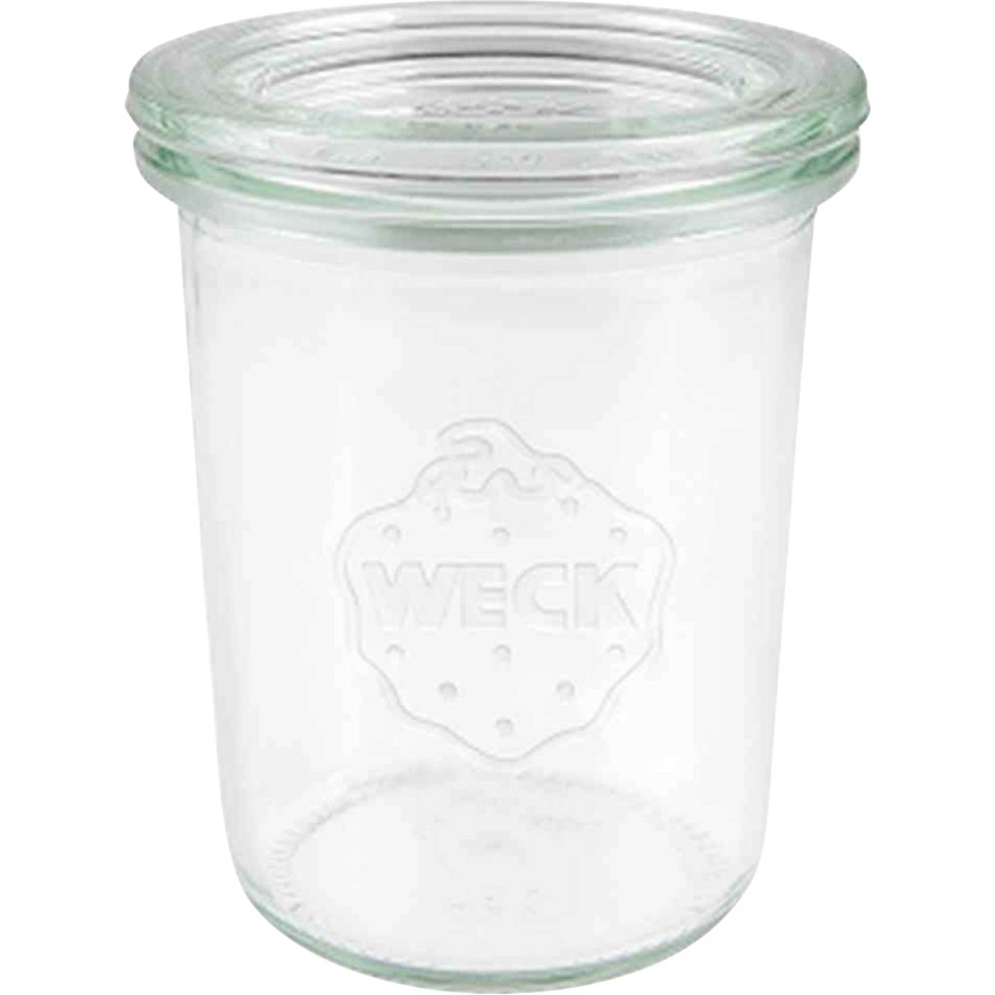 B-Ware Weck Glas Sturzglas Einmachglas Mini 160 ml Deckel Ohne Ringe 12er-Karton