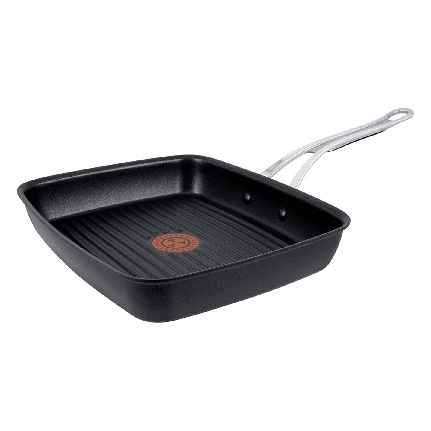 B-Ware Tefal Grillpfanne Guss Alu 23x27cm Bratpfanne schwarz Handtuchheizkörper stabil