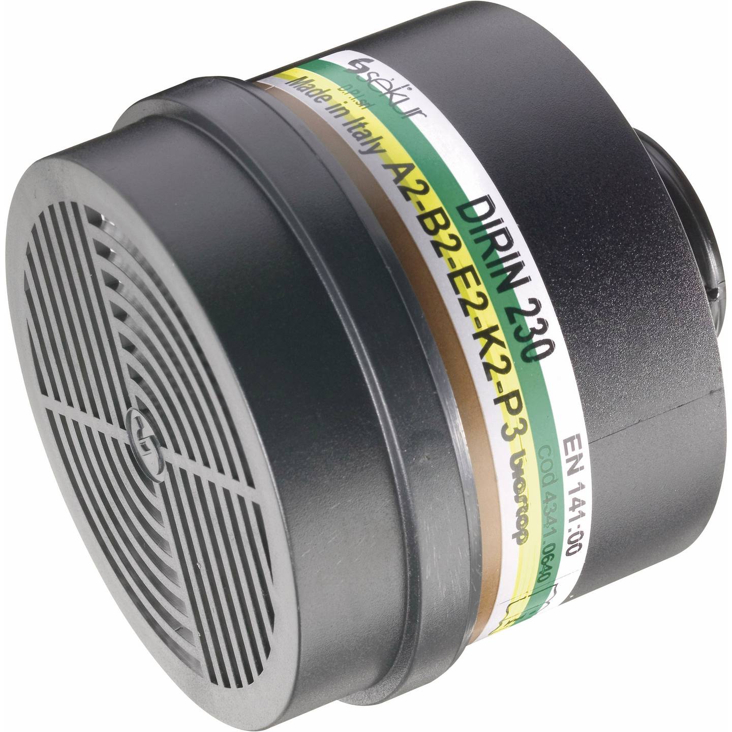 B-Ware Ekastu Mehrbereichsfilter Kombifilter Gasmaske A2B2E2K2P3 Kunststoff Filter