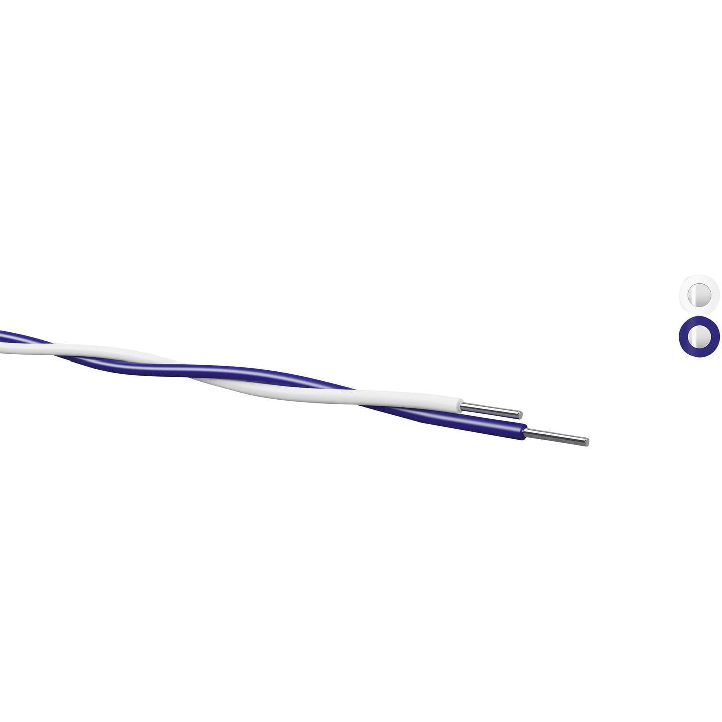 B-Ware Kabeltronik Schaltdraht Installationsdraht YV Draht Leitung 2 x 0.5 mm 100m