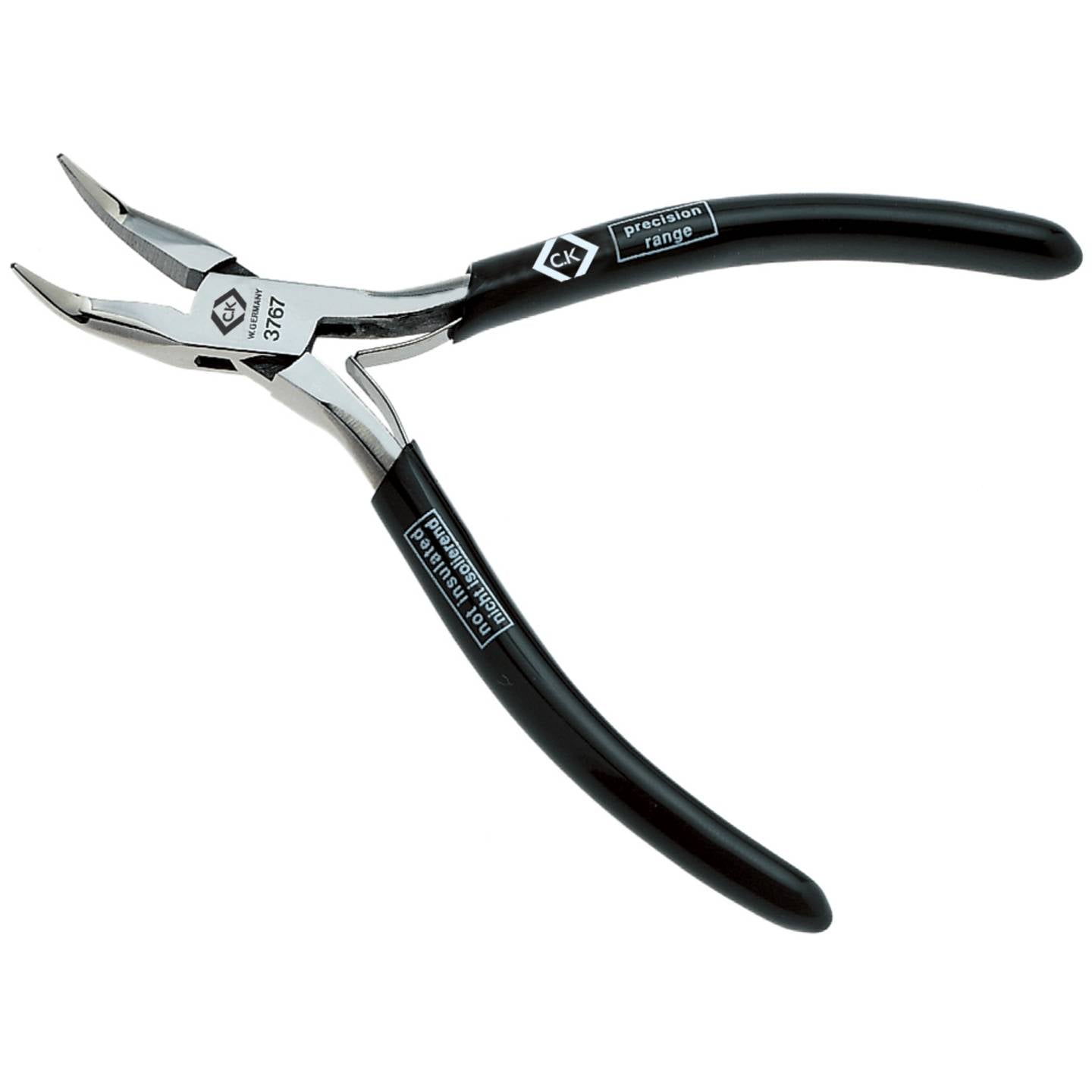 B-Ware C.K T3767 Spitzzange 45° gebogen 130 mm für präzise Feinmechanik