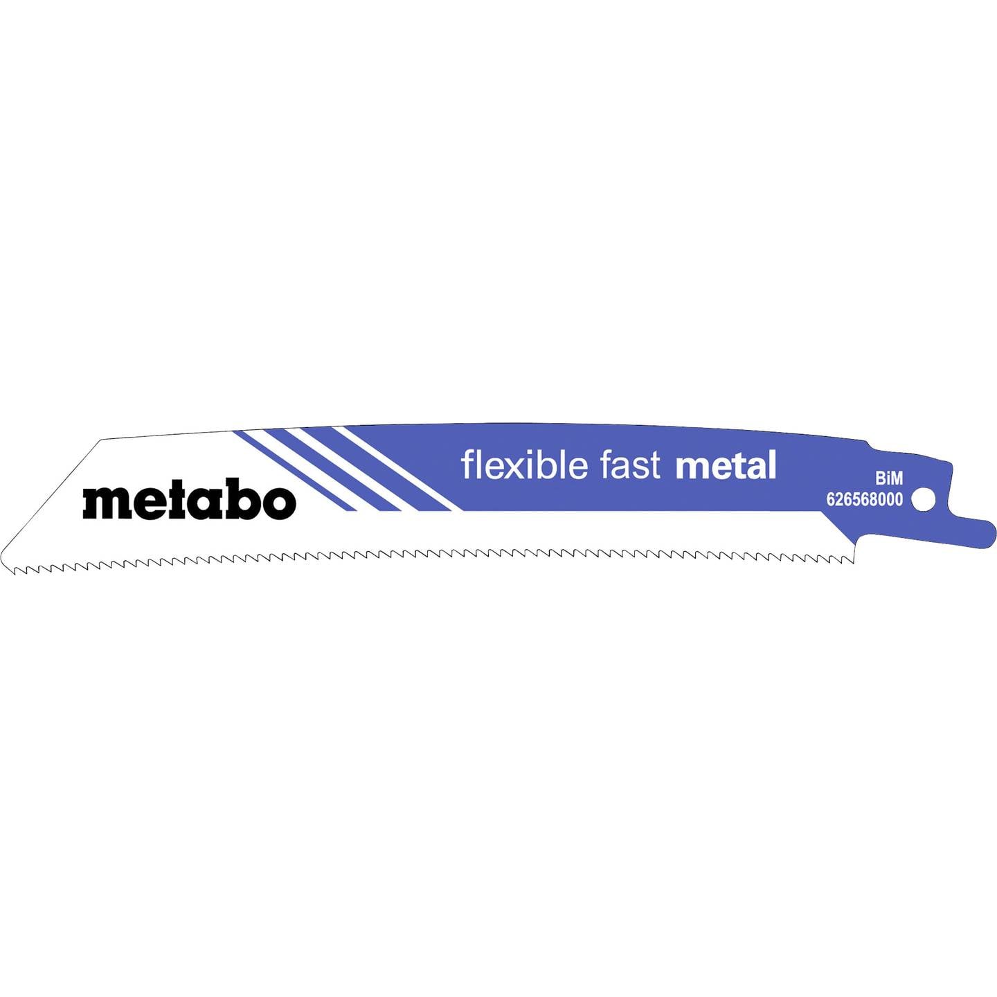 B-Ware Metabo Säbelsägeblatt Fast Sägeblatt BiM Blech 150 mm 0,9 mm gebogen 5 Stück