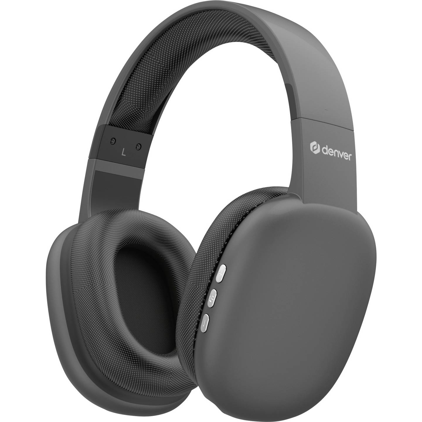 B-Ware Denver Over Ear Kopfhörer Headset Bluetooth Kabellos Stereo Schwarz Mikrofon