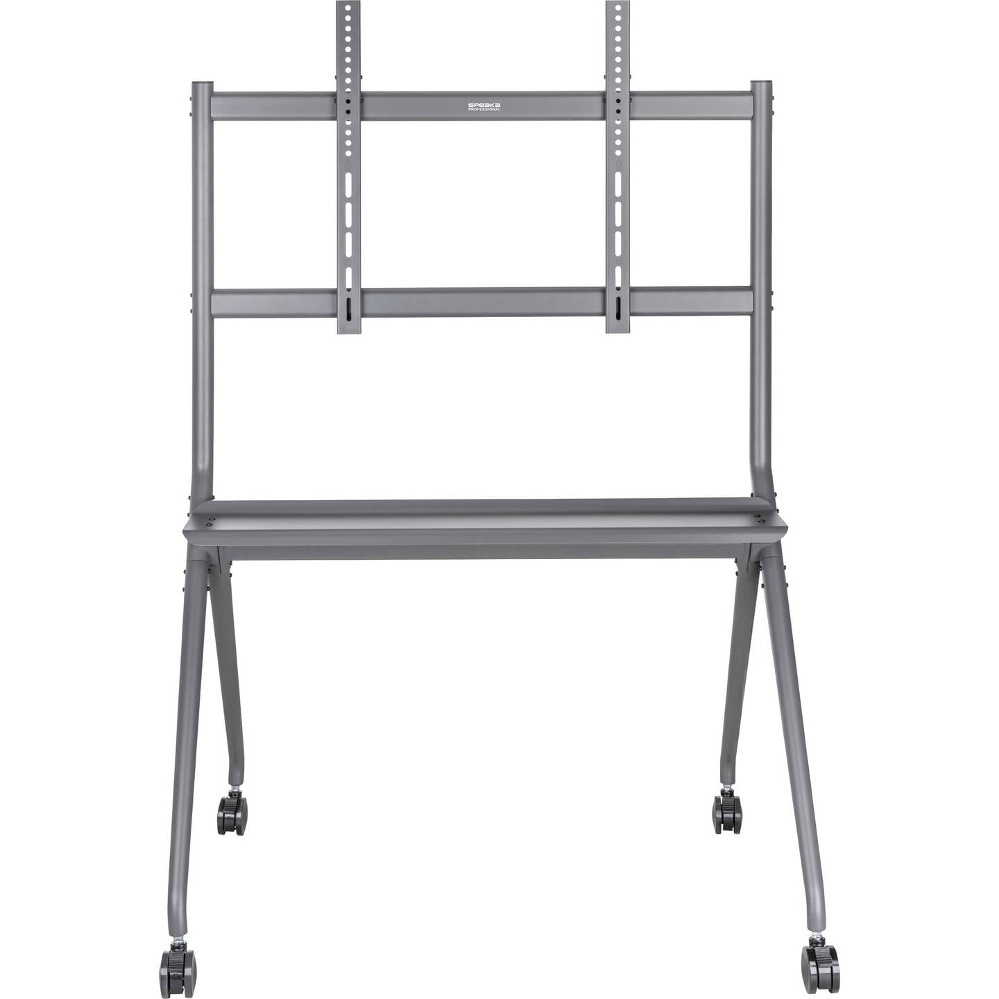 B-Ware SpeaKa Professional TV Rollwagen Bodenständer TV Wagen höhenverstellbar grau