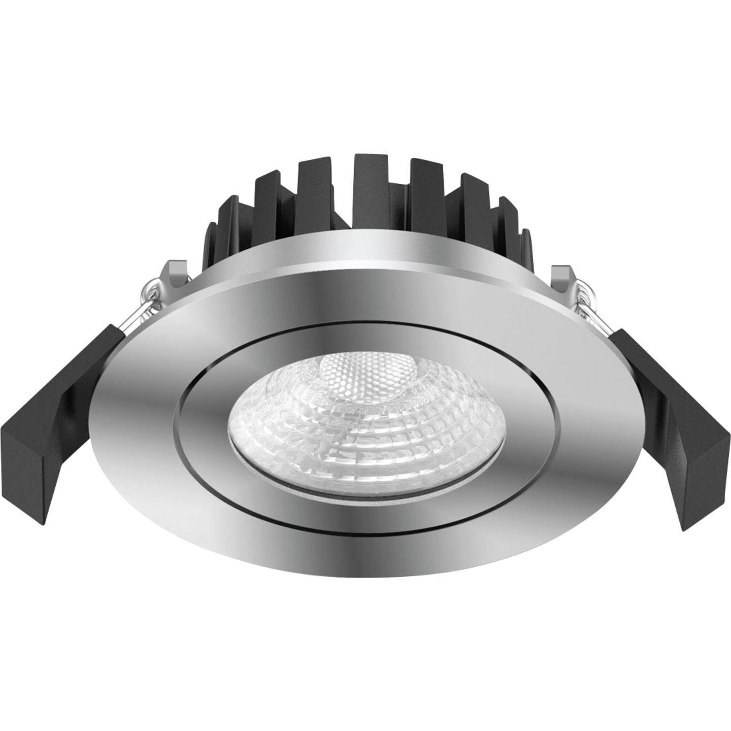 B-Ware EVN P65081302 LED-Einbauleuchte 8W warmweiß schwenkbar 240V Edelstahl