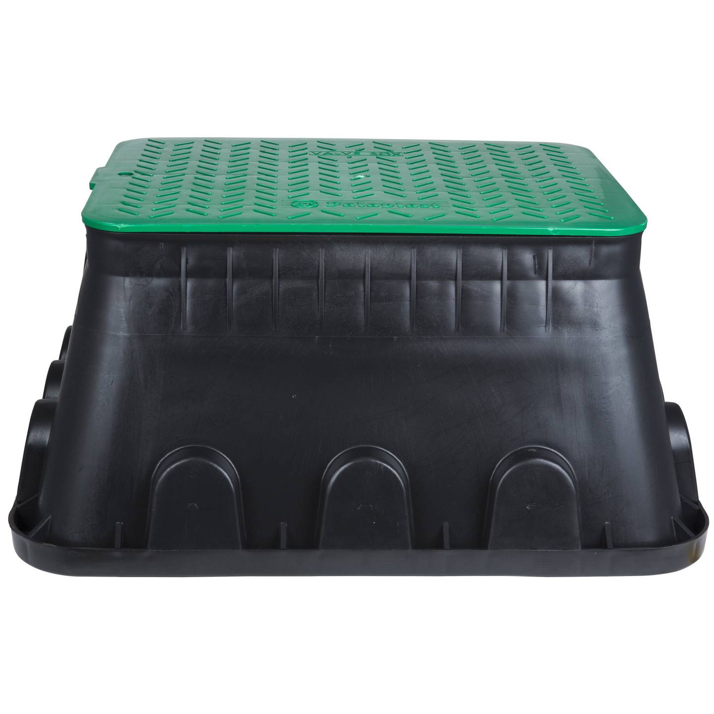 B-Ware Heitronic 21042 Bodeneinbaudose Gartensteckdosen Stromverteilerdose Schwarz Grün