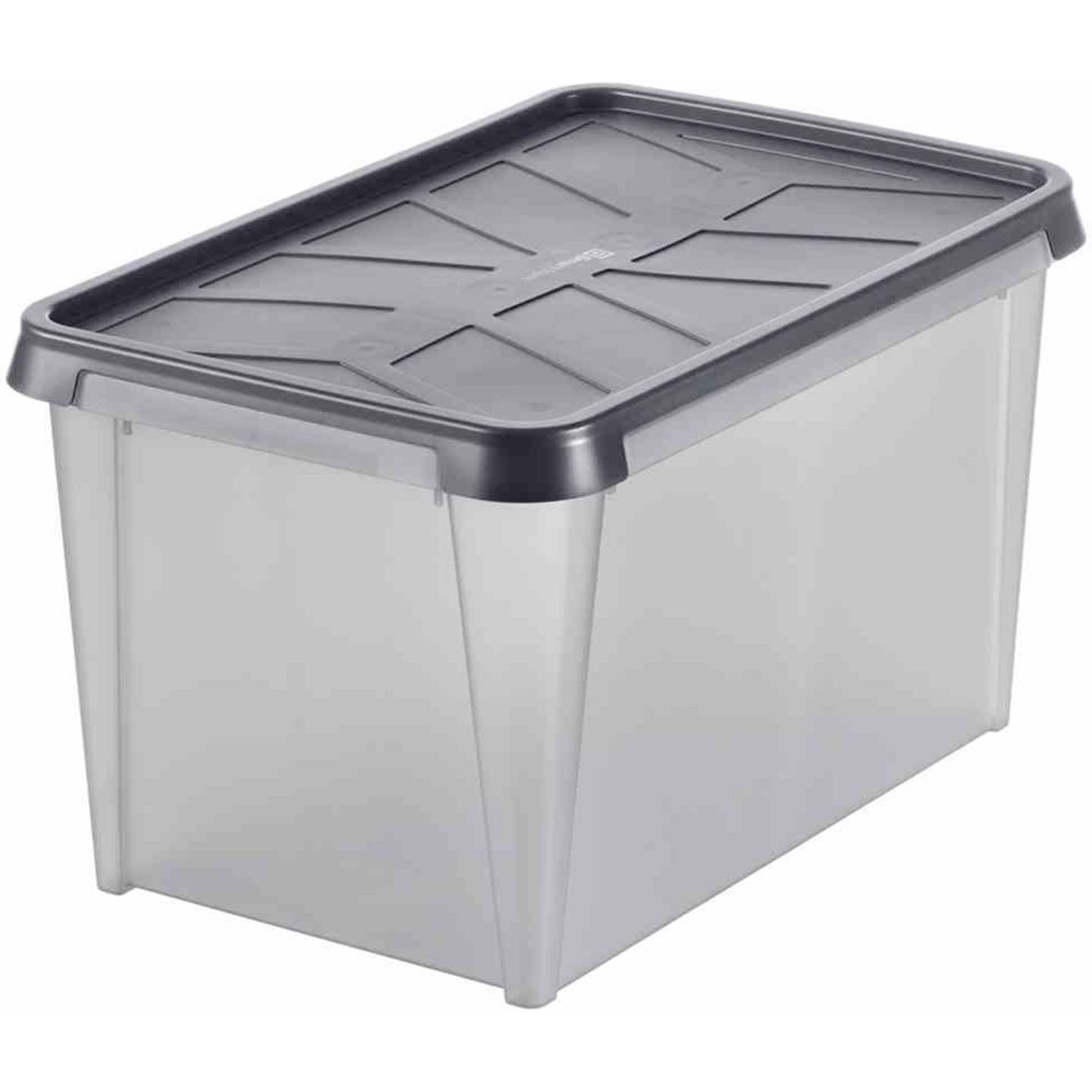 B-Ware SmartStore Dry 45 Aufbewahrungsbox 60x40x35cm Box wasserdicht 50 l grau