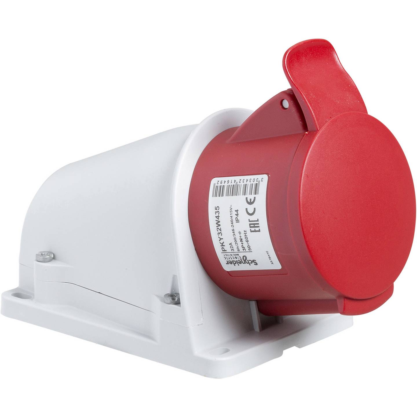 B-Ware Schneider Electric CEE-Wandsteckdose Steckdose Pratika-Buchse Niederspannung 16A
