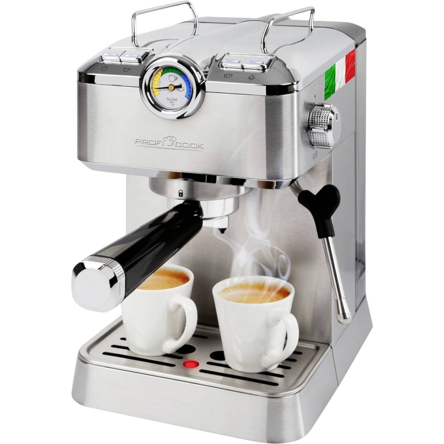 B-Ware Profi Cook PC-ES KA 1267 INOX Espressomaschine Kaffeeautomat Edelstahl Kaffee