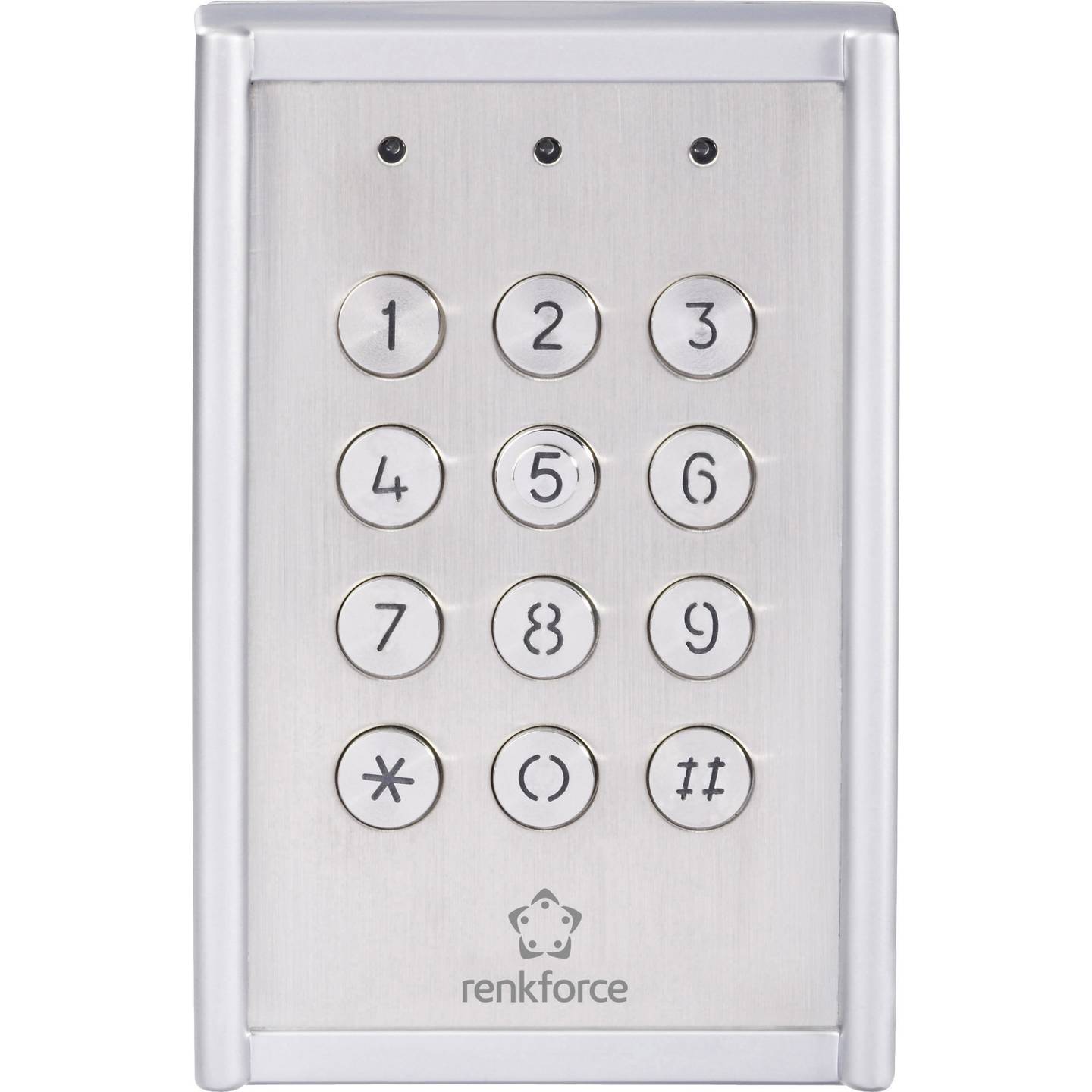 B-Ware Renkforce 751624 Codeschloss Schloss Code Aufputz IP65 mit beleuchteter Tastatur