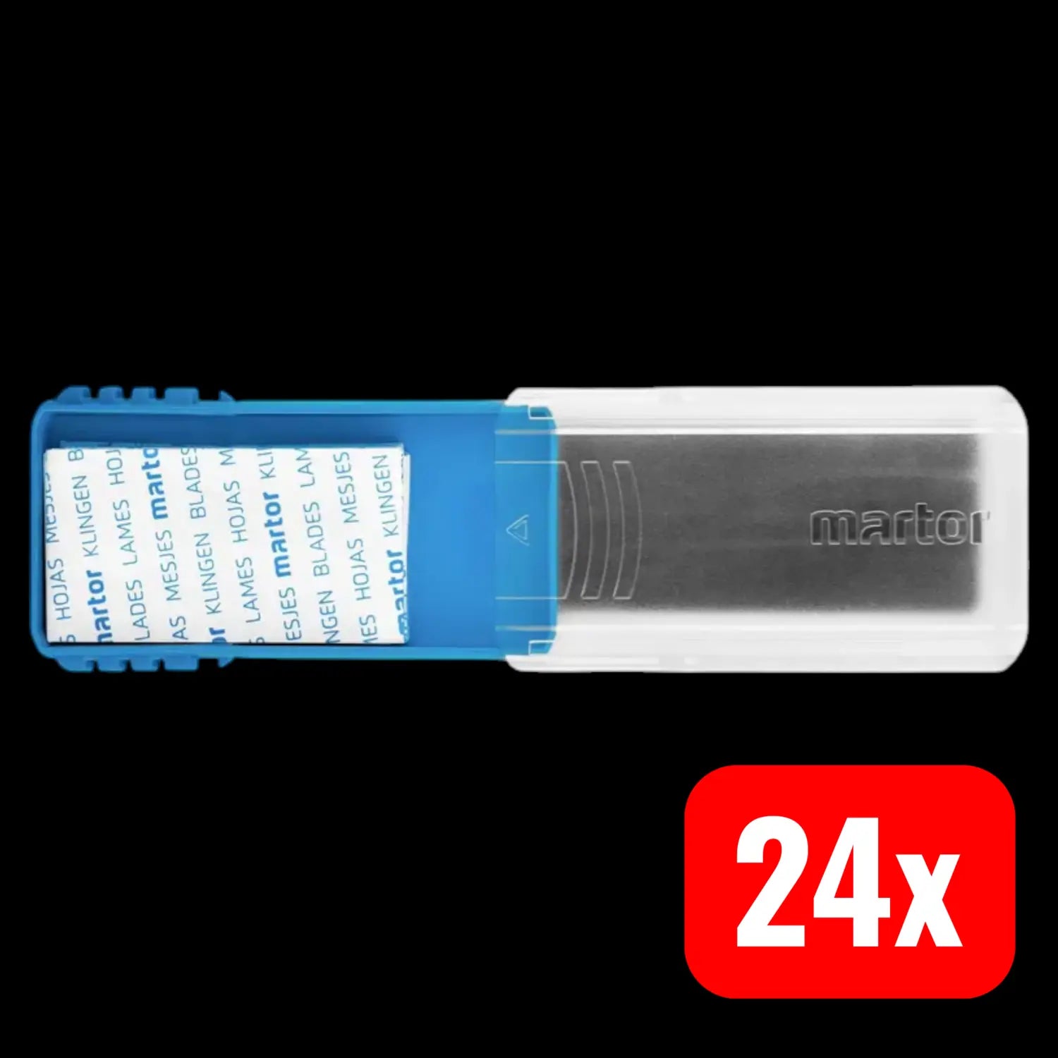 B-Ware Martor Industrieklinge Ersatzklinge Sicherheitsmesser 10 Stück Stahl 24 Sets