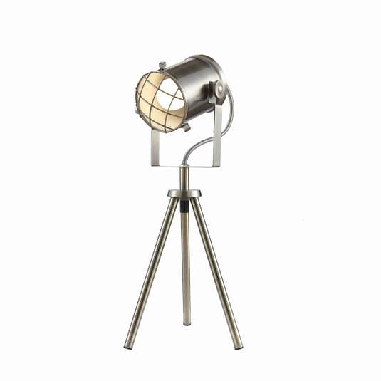 B-Ware Lindby Tischlampe Ebbi Schreibtischlampe Tischleuchte Lampe Metall Altmessing