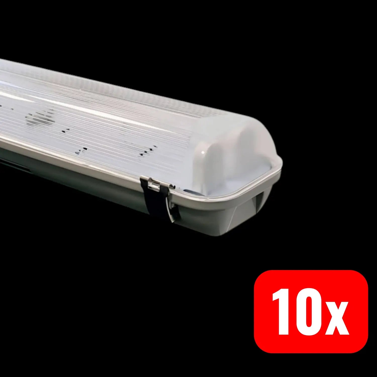 B-Ware Insatech Feuchtraum Wannenleuchte Led Röhre G13 Lichtgrau Lampe 10 Stück