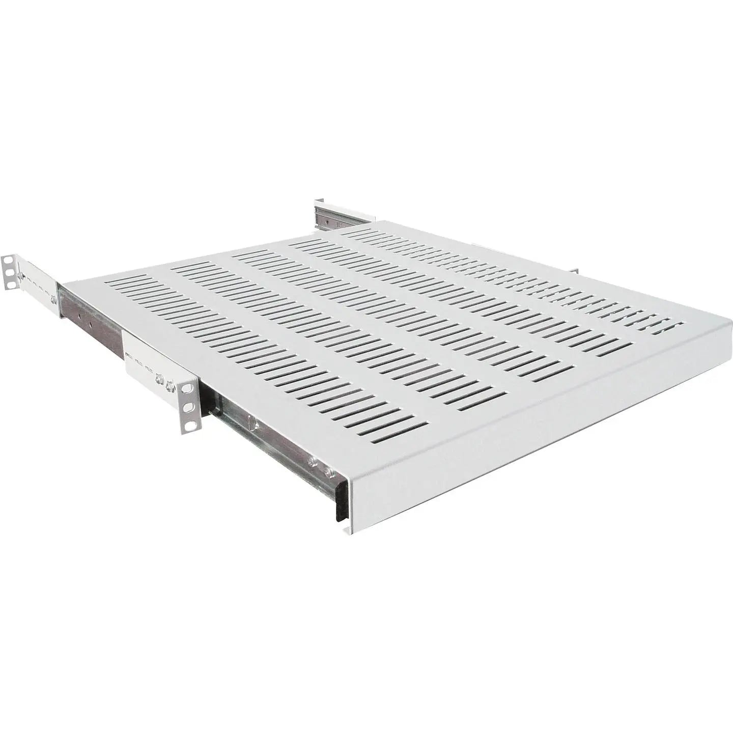 B-Ware Intellinet 19 Zoll Netzwerkschrank Geräteboden 1 He 712330 Ausziehbar Grau