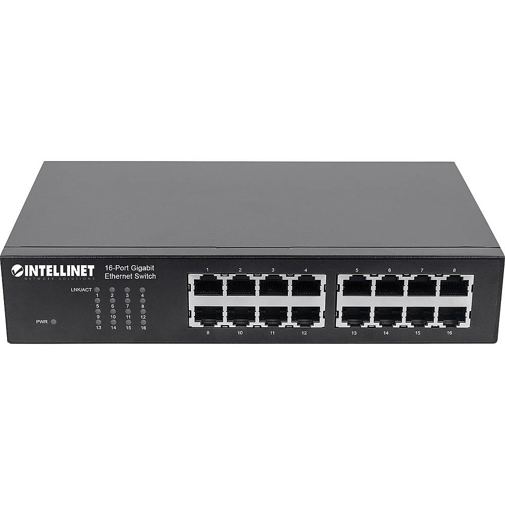 B-Ware Intellinet Netzwerk Switch Router Rj45 561068 16 Port 1 Gbit/S