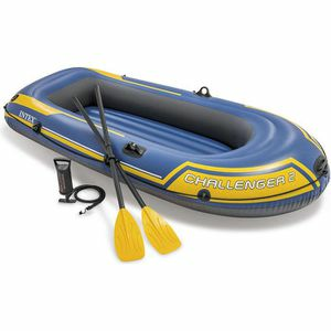 B-Ware Intex Bootset Challenger 2 Schlauchboot Boot Luftpumpe 2 Paddel Bis 170 Kg700