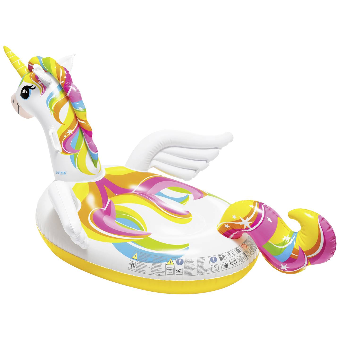 B-Ware Intex Schwimmfigur Einhorn Schwimmtier Pool Einhorn Groß Für Kinder 201x140x9595
