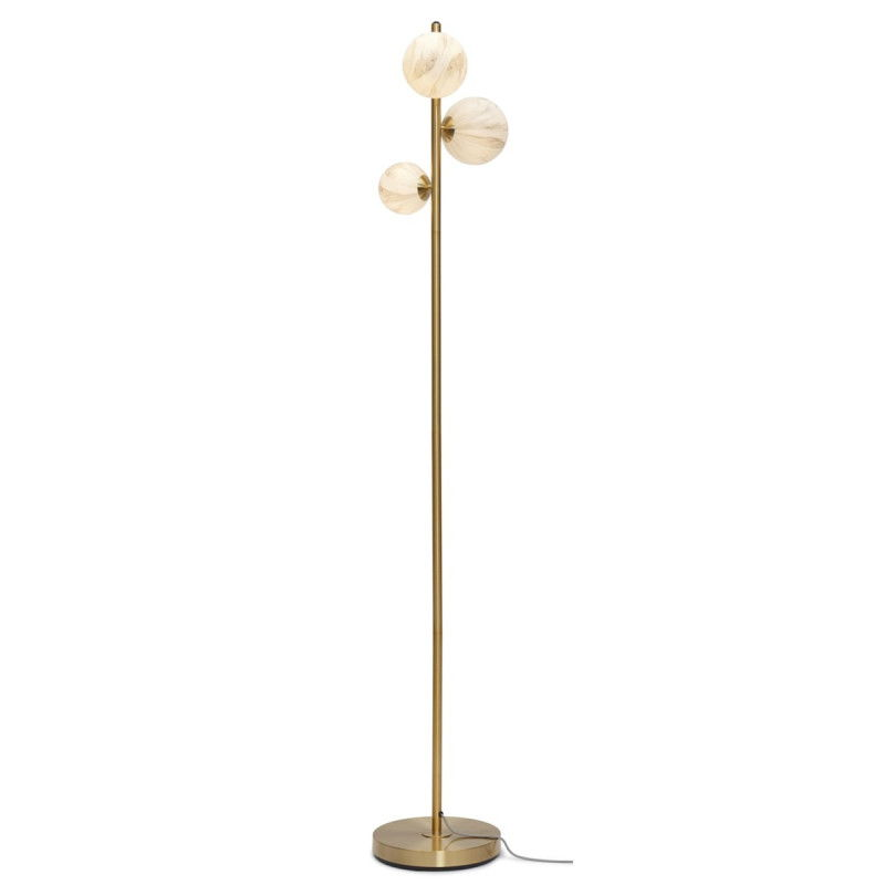 B-Ware It's About Romi Carrara Stehlampe Stehleuchte Lampe 3 Flg Marmoriert