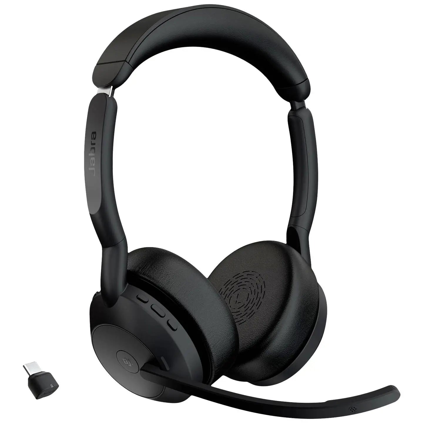B-Ware Jabra Evolve2 55 Ms Stereo Funk Headset Kopfhörer Wireless Schwarz Bluetooth