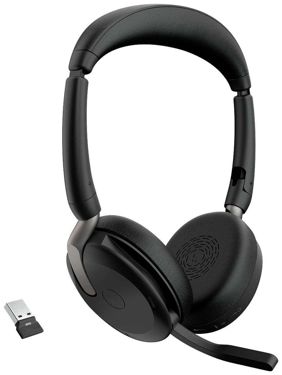 B-Ware Jabra Evolve2 65 Flex Link380a Uc Computer On Ear Headset Kopfhörer